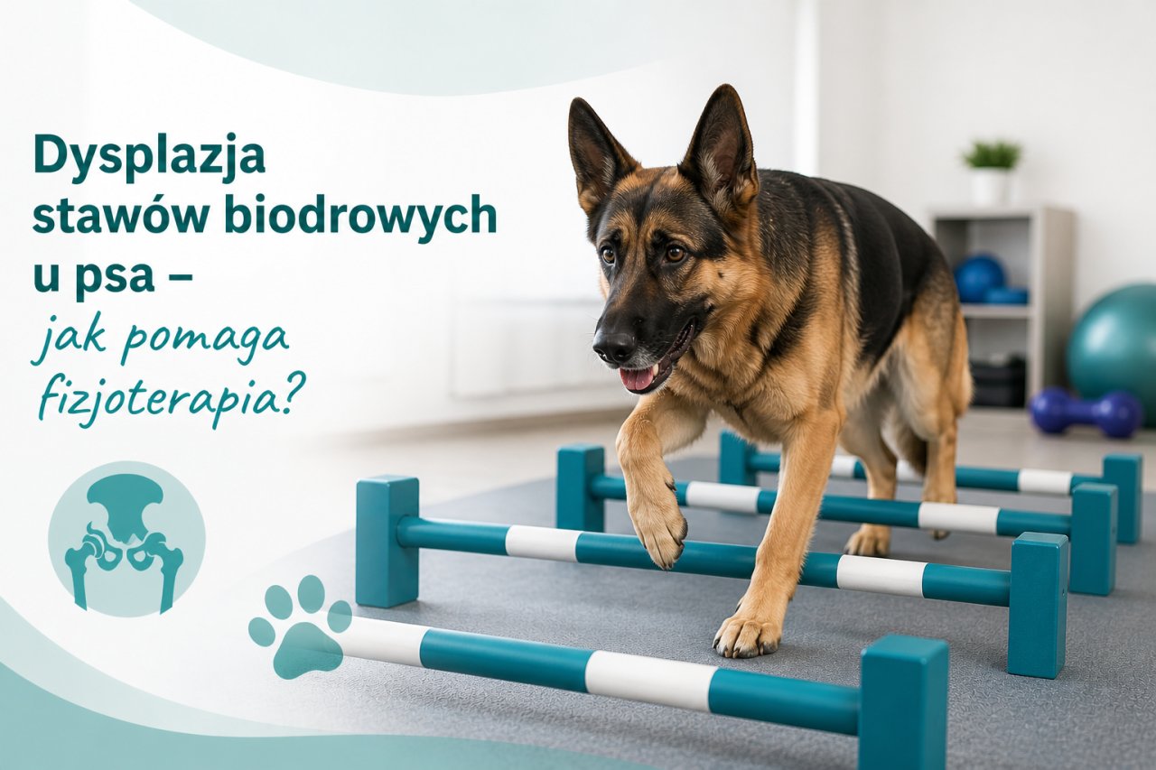 Dysplazja stawów biodrowych u psa – jak pomaga fizjoterapia?