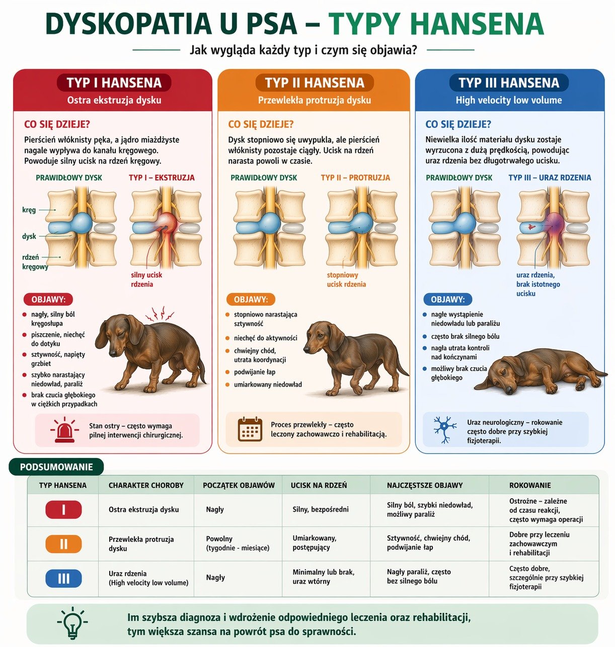 Rehabilitacja dyskopatii u psa – kompleksowy plan fizjoterapii krok po kroku (Kolbudy, Gdańsk i okolice)