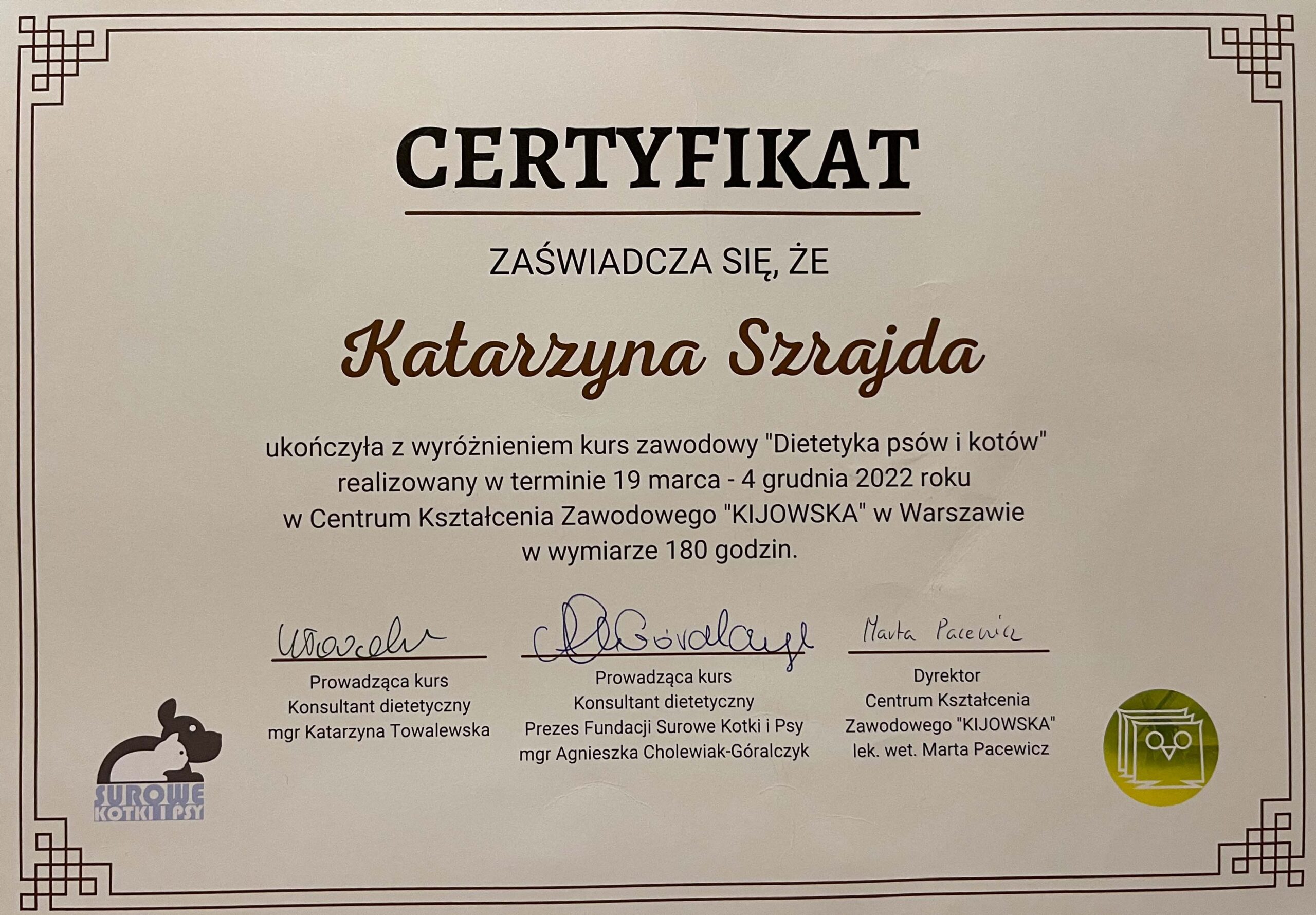 Certyfikat